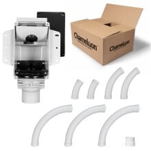 System węża chowanego w ścianie Chameleon Odkurzacz centralny