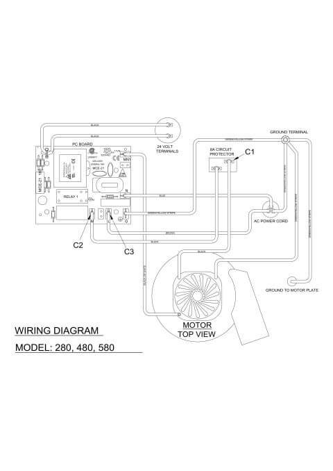 Wiring Diagram 280,480,580