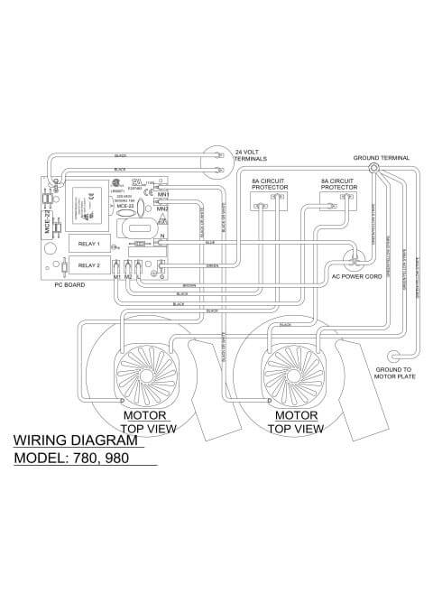 Wiring Diagram 780-980